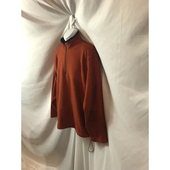 Old Navy Two-Tone Vintage Fleece Warm Style Quarter Zipper XXL Pullover Jacket - Picture 3 of 6